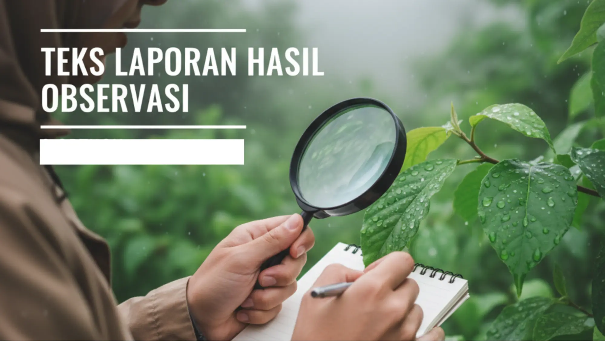 Teks Laporan Hasil Observasi (LHO): Penjelasan dan Contohnya