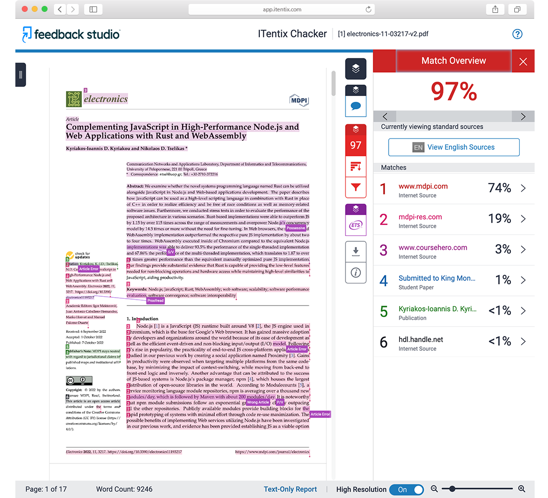 ITentix: Terintegrasi dengan turnitin